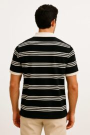 Classic Stripped polo T-Shirt - Image 2