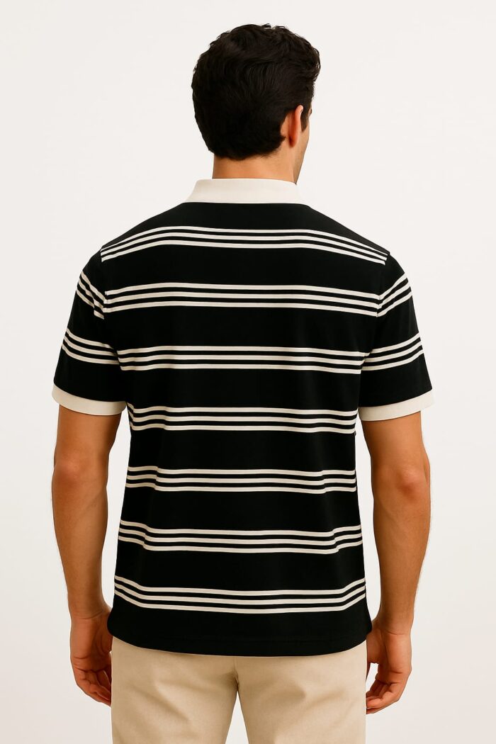 Classic Stripped polo T-Shirt - Image 2