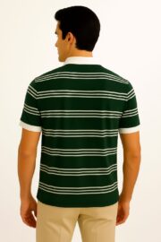 Stripped Polo T-Shirt - Image 2