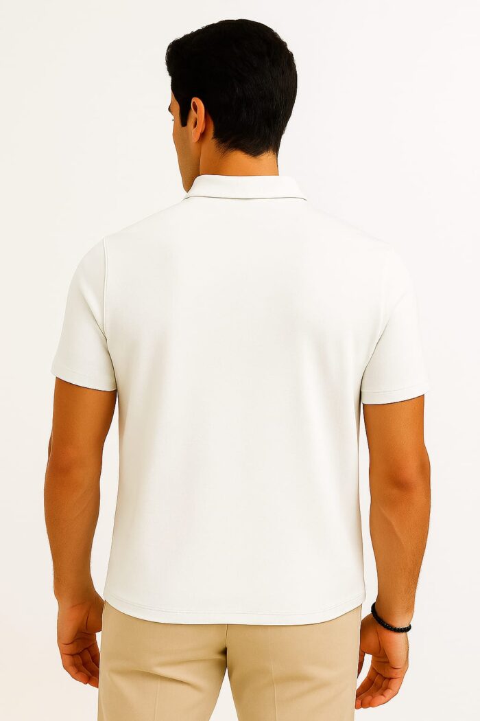 Texture Zip Line t-shirt - Image 4