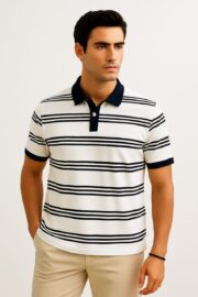 Stripped polo T-Shirt