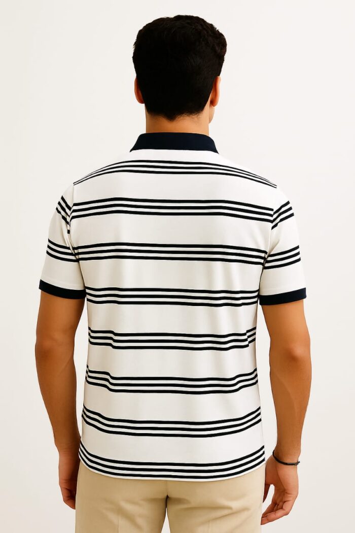 Stripped polo T-Shirt - Image 2