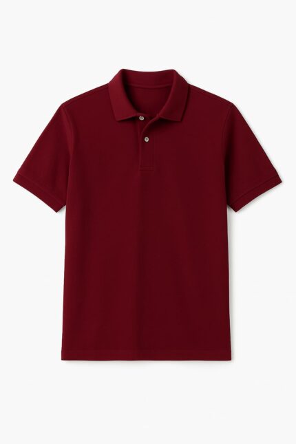 Plain Red Polo T-Shirt