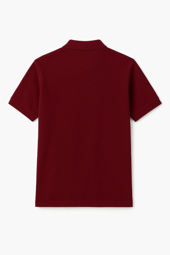Plain Red Polo T-Shirt - Image 2