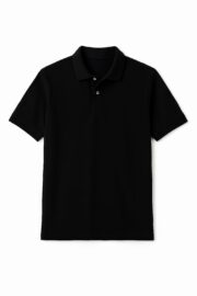 Plain Black Polo T-Shirt