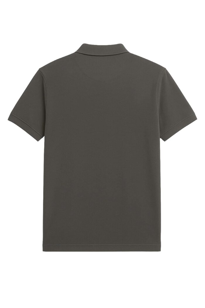 Plain Grey Polo T-Shirt - Image 2