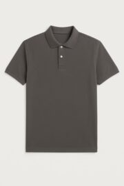 Plain Grey Polo T-Shirt