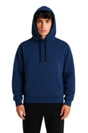 Blue Essential Hoodie - Image 2
