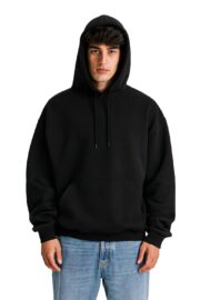 Black Backprint Hoodie - Image 4
